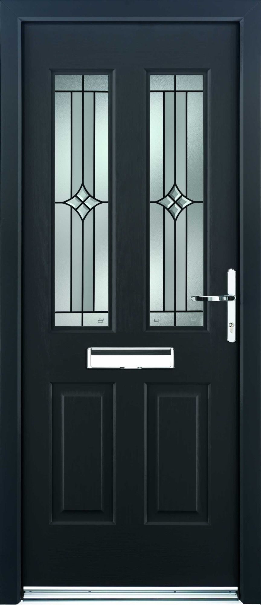 Jacobean Linear Glazed ULTIMATE Composite Rockdoor