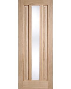 Kilburn Oak Clear Glazed Internal Door
