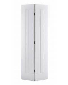 Mexicano White Primed Bi-Fold Internal Door