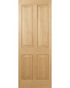 Regency Oak 4 Panel Pre-Finished Internal Door