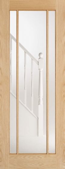 Lincoln Oak Clear Glazed Internal Door