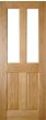 Bury Oak Clear Glazed Pre-Finished Internal Fire Door FD30