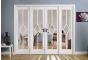 Reims W8 Bevelled Clear Glazed Primed Solid Internal Room Dividers