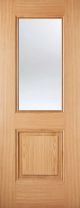 Arnhem Oak Clear Glazed Pre-Finished Internal Door