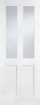 London White Primed Clear Glazed Internal Door