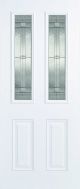 Mallton White Glazed GRP External Door